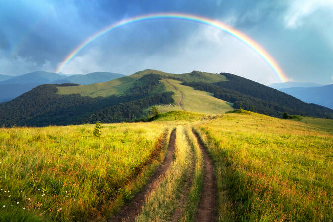 Nationaler Finde-einen-Regenbogen-Tag