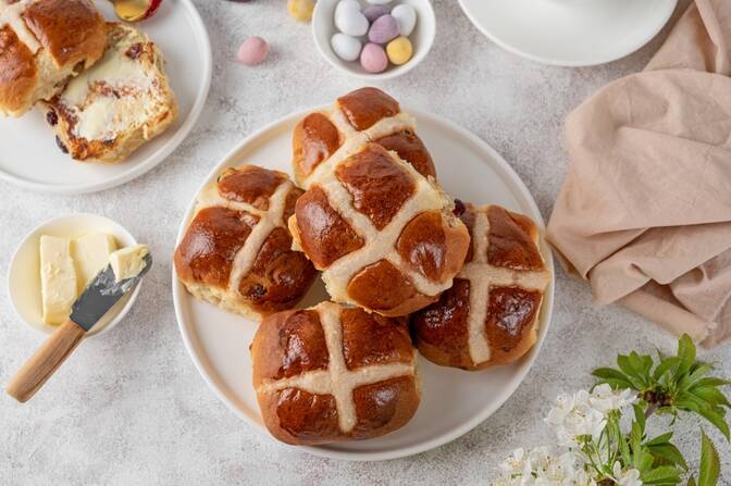 Nationale Hot Cross Bun-dag