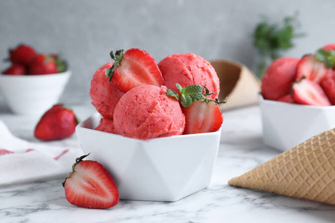 Giornata nazionale del gelato alla fragola