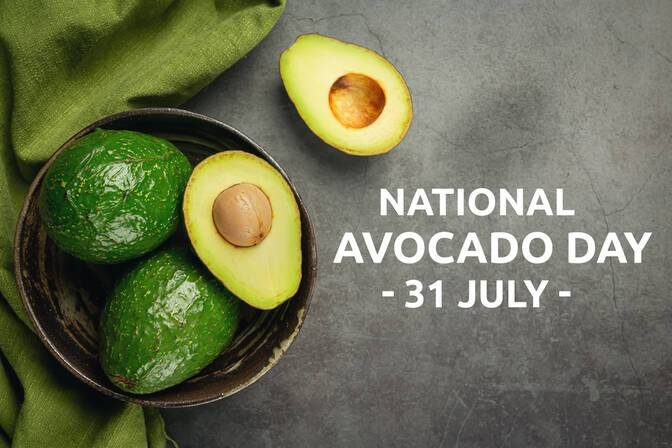 Nationaler Avocado-Tag