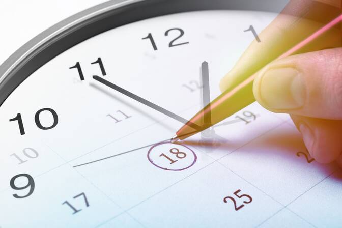 National Be Late for Something Day