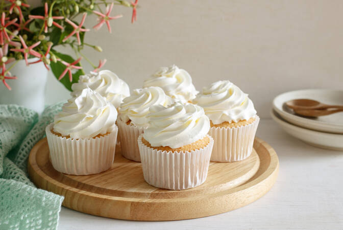 Nationaler Tag des Vanille-Cupcakes