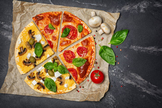Nationale Pizzadag met ander voedsel dan ansjovis