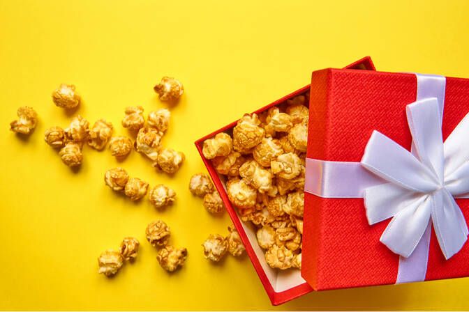 Día Nacional de las Palomitas de Maíz con Caramelo