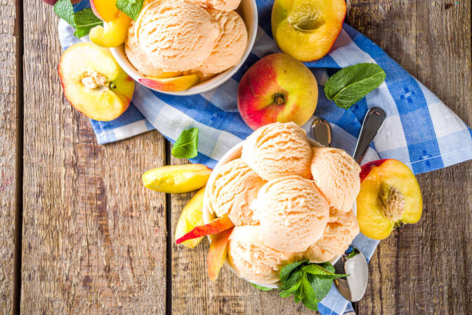 National Peach Ice Cream Da