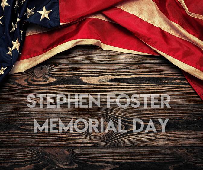 Día de los Caídos Stephen Foster