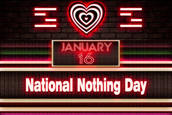 National Nothing Day