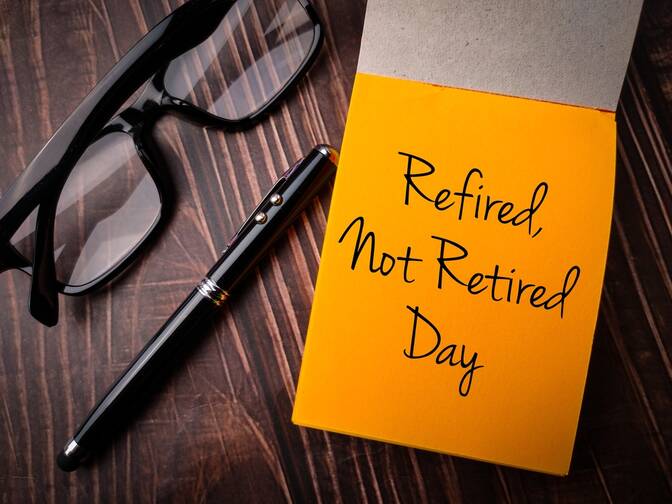 Refired Not Retired Day